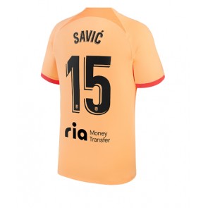 Atletico Madrid Stefan Savic #15 Tredje Tröja 2022-23 Kortärmad